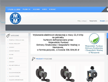Tablet Screenshot of mplusm.net.pl