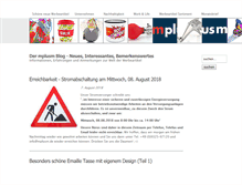 Tablet Screenshot of mplusm.de